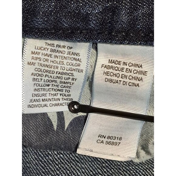 Lucky Brand Jeans Size 36x30 221 Original Straight Blue Denim - Picture 5 of 13